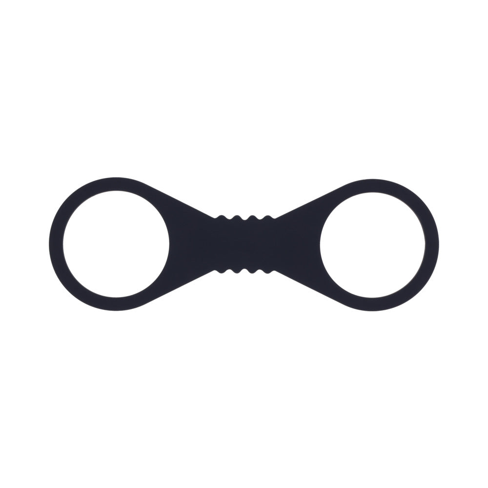 SPORTSHEETS SEX & MISCHIEF SHADOW LARGE SILICONE CUFFS