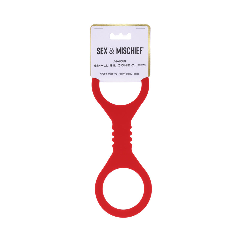 SPORTSHEETS SEX & MISCHIEF AMOR SMALL SILICONE CUFFS