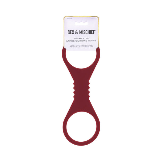 SPORTSHEETS - SEX & MISCHIEF ENCHANTED LARGE SILICONE CUFFS