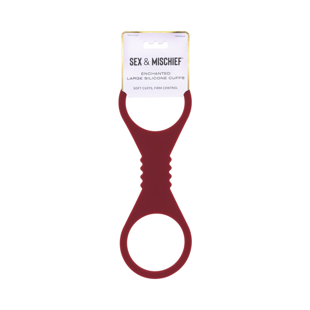 SPORTSHEETS SEX & MISCHIEF ENCHANTED LARGE SILICONE CUFFS