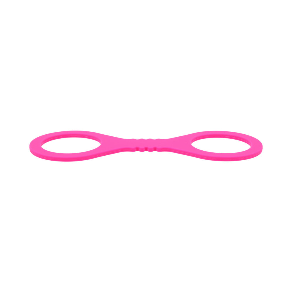 SPORTSHEETS SEX & MISCHIEF SMALL HOT PINK SILICONE CUFFS