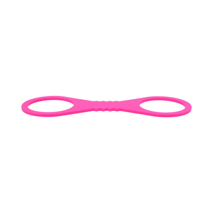 SPORTSHEETS SEX & MISCHIEF LARGE HOT PINK SILICONE CUFFS