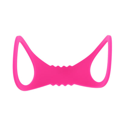 SPORTSHEETS SEX & MISCHIEF LARGE HOT PINK SILICONE CUFFS