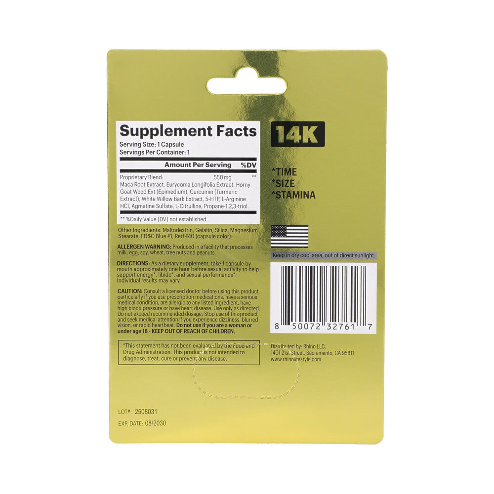 GOLD 14K CAPSULE 1CT