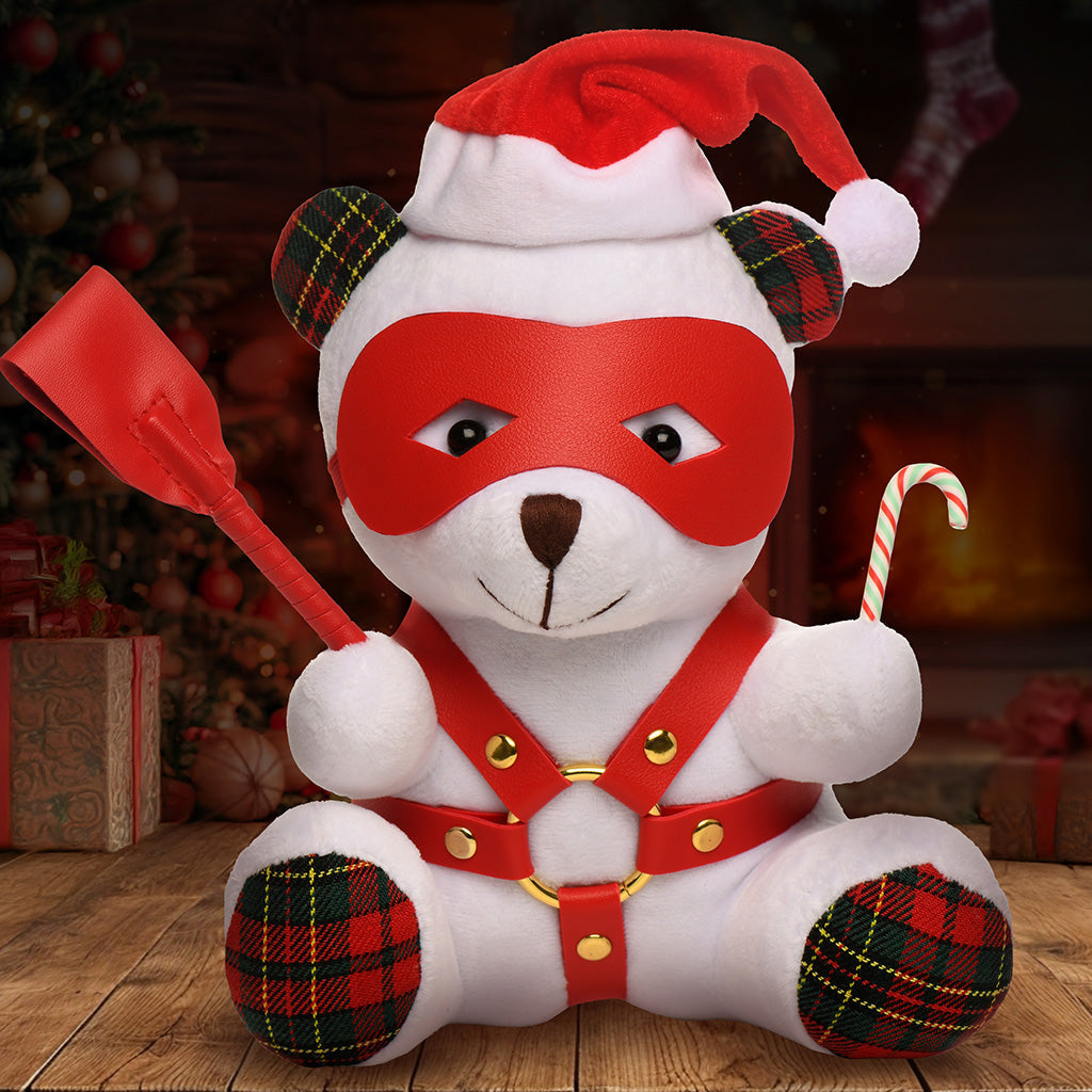 MASTER SERIES HOLIDAY BONDAGE BEAR WHITE