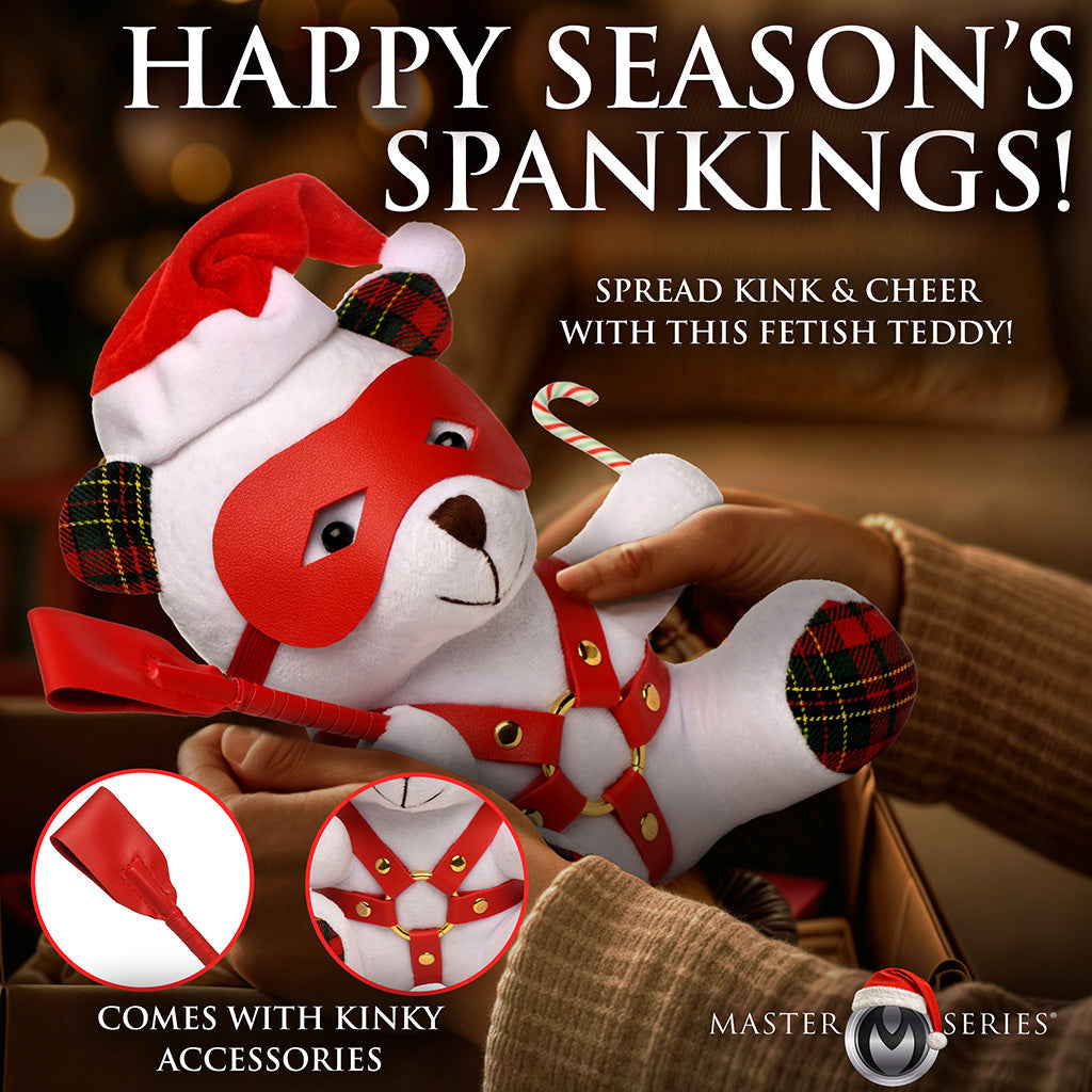 MASTER SERIES HOLIDAY BONDAGE BEAR WHITE