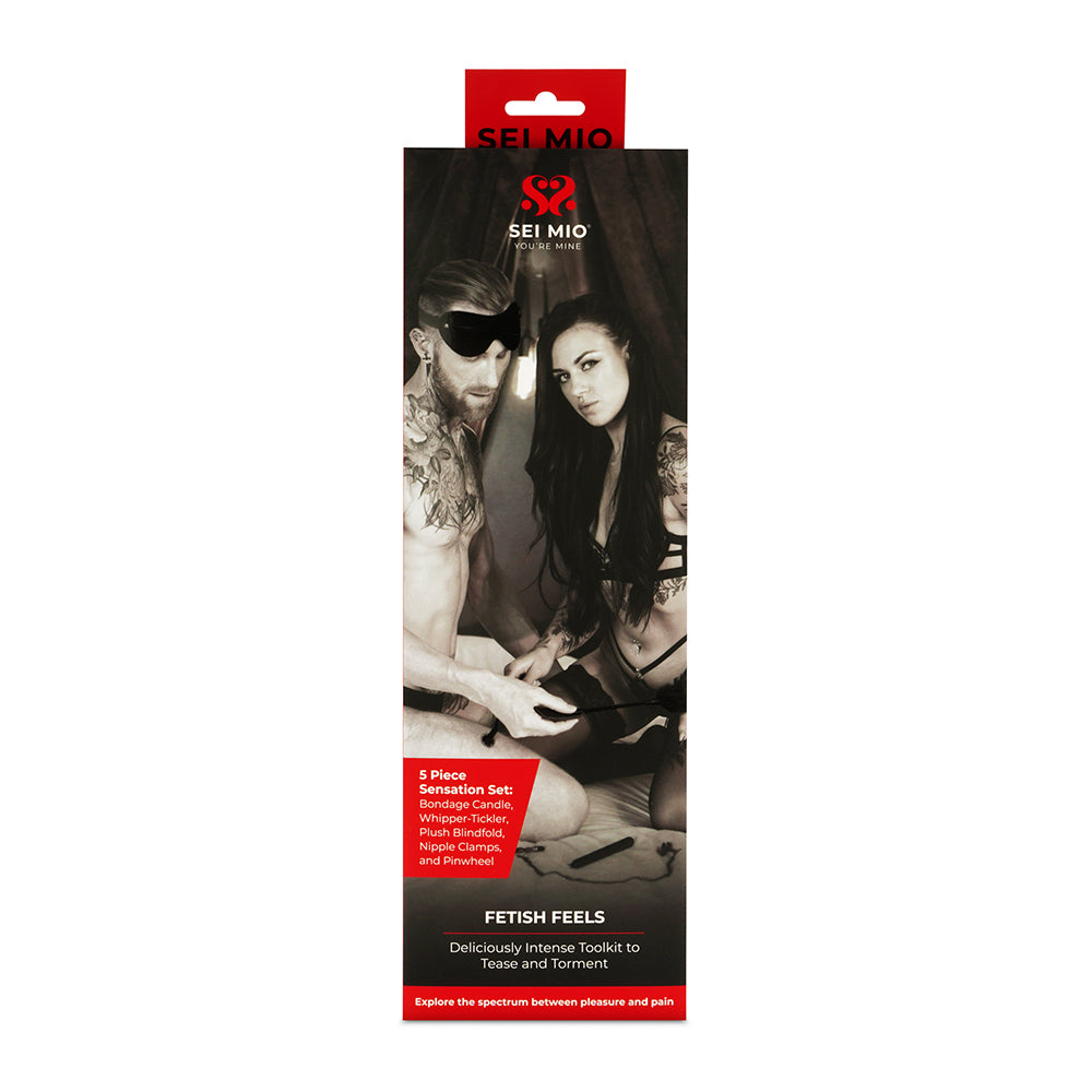 CREATIVE CONCEPTIONS - SEI MIO FETISH FEELS SENSUOUS 5-PIECE SENSATION KINKY KIT