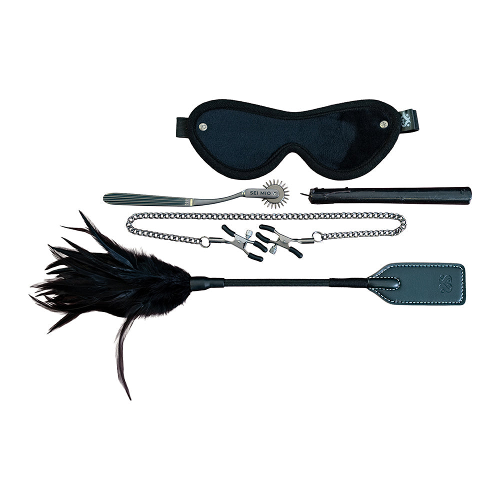CREATIVE CONCEPTIONS - SEI MIO FETISH FEELS SENSUOUS 5-PIECE SENSATION KINKY KIT