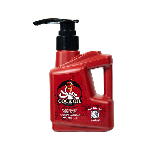 ACEITE COCK - LUBRICANTE A BASE DE AGUA BOTELLA DE PLÁSTICO CON DISPENSADOR DE 10 OZ.