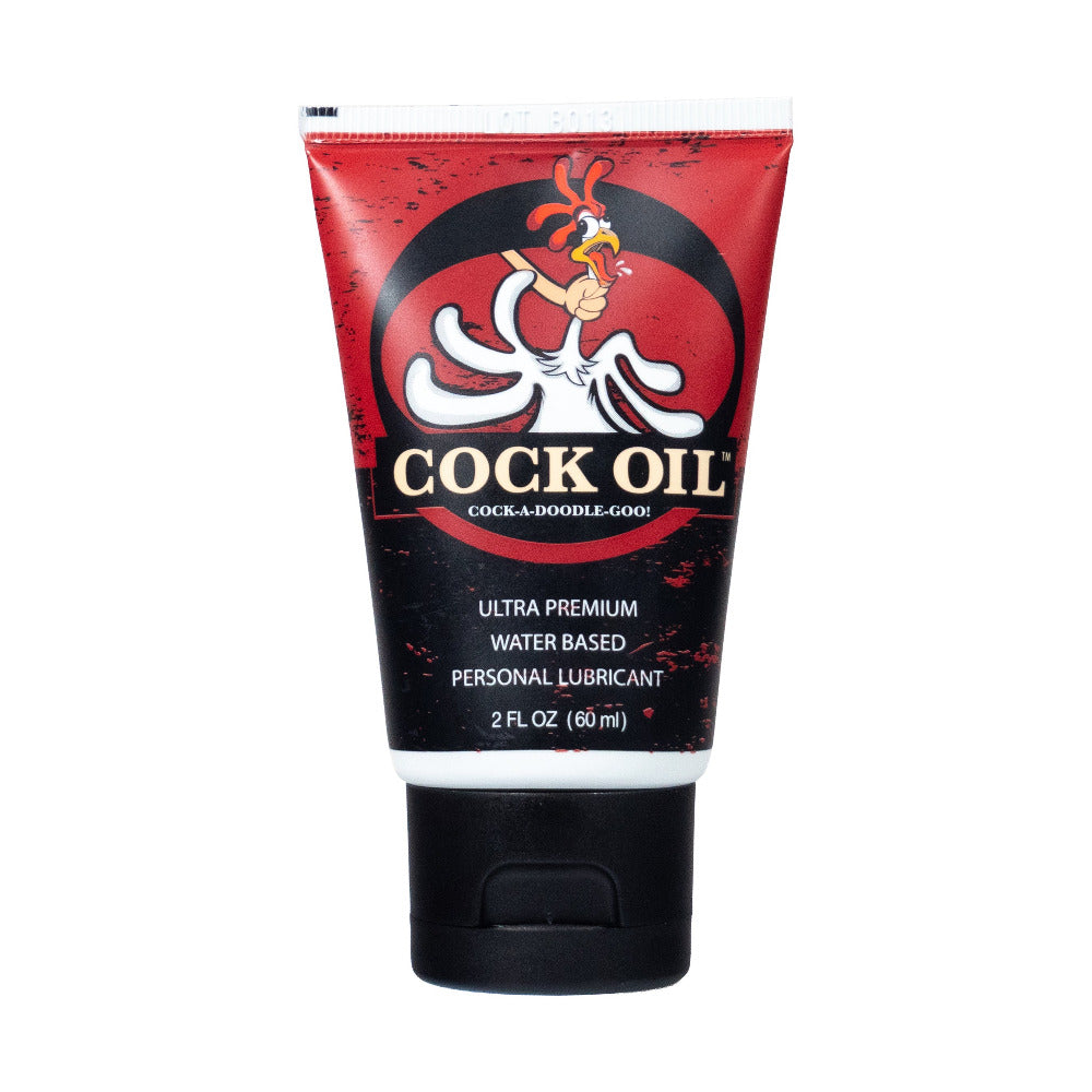 COCK OIL - WATER-BASED LUBRICANT SQUEEZE TUBE 2 OZ.
