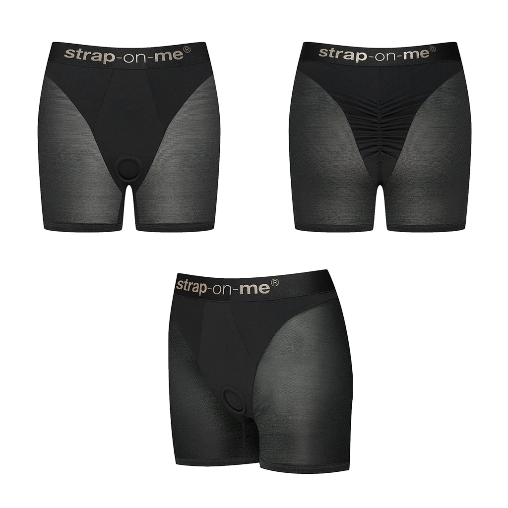 STRAP-ON-ME HARNESS LINGERIE HALO BLACK S