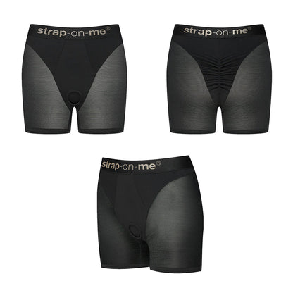 STRAP-ON-ME HARNESS LINGERIE HALO BLACK S