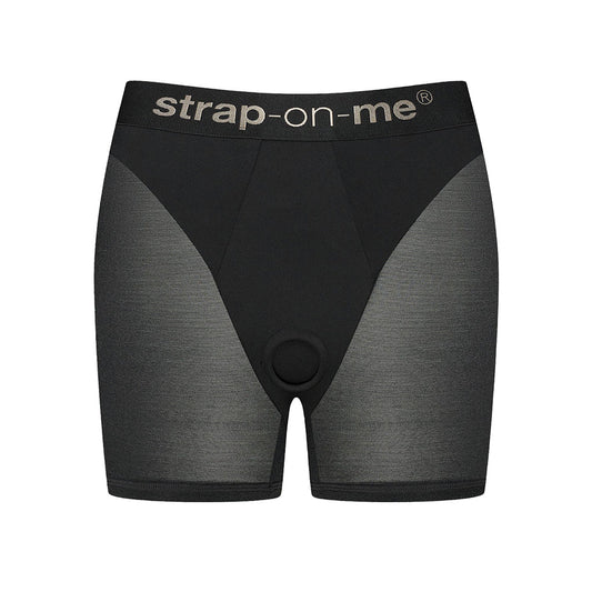 LOVELY PLANET - STRAP-ON-ME HARNESS LINGERIE HALO BLACK XL