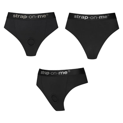 STRAP-ON-ME HARNESS LINGERIE IDOLE BLACK M