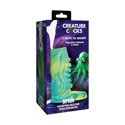 XR BRANDS - CREATURE COCKS SIPHON TENTACLE SQUIRTING SILICONE PENIS ENHANCER
