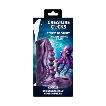 XR BRANDS - CREATURE COCKS SIPHON TENTACLE SQUIRTING SILICONE PENIS ENHANCER