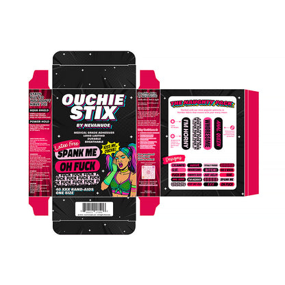 NEVA NUDE - OUCHIE STIX BY NEVA NUDE NAUGHTY NAUGHTY XXX BANDAGES 40-PACK