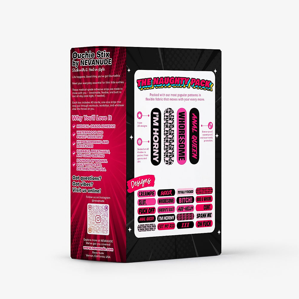 NEVA NUDE - OUCHIE STIX BY NEVA NUDE NAUGHTY NAUGHTY XXX BANDAGES 40-PACK