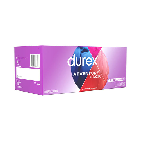 PARADISE MARKETING - DUREX ADVENTURE PACK DISPLAY 144PCS