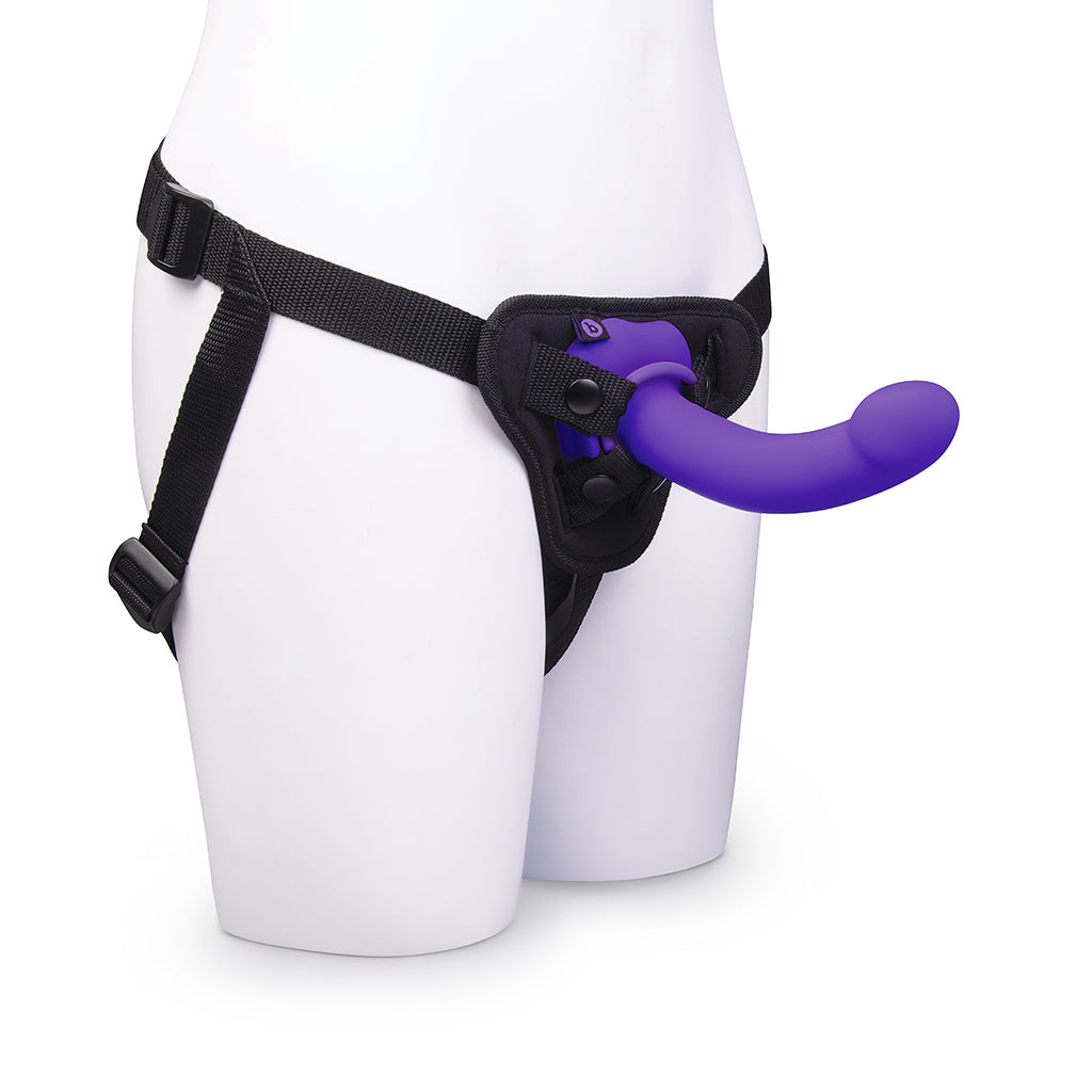 B-VIBE - VIBRATING CURVED STRAP-ON KIT