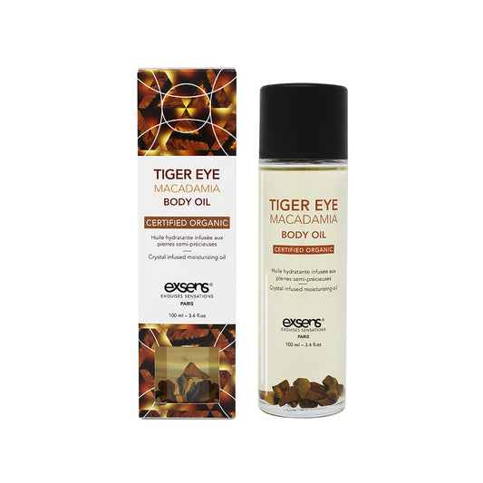 EXSENS - BODY OIL TIGER EYE MACADAMIA 3.4 OZ.