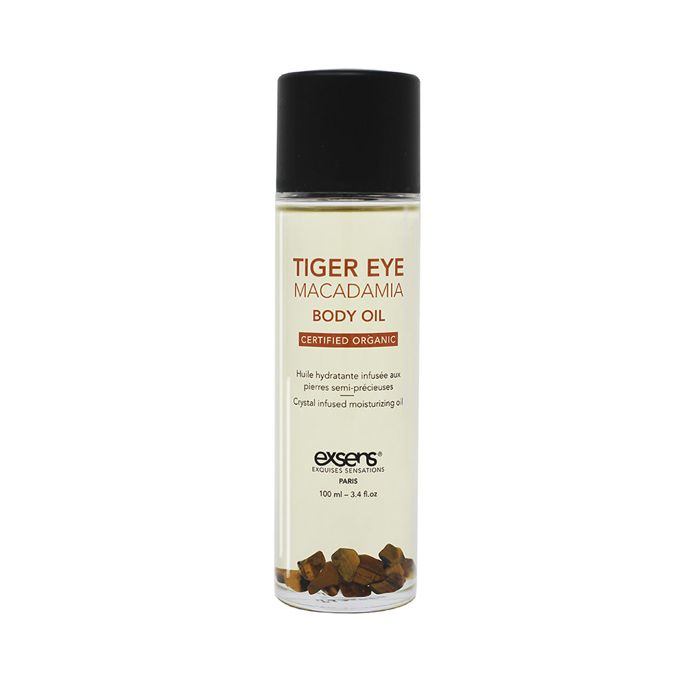 EXSENS BODY OIL TIGER EYE MACADAMIA 3.4 OZ.