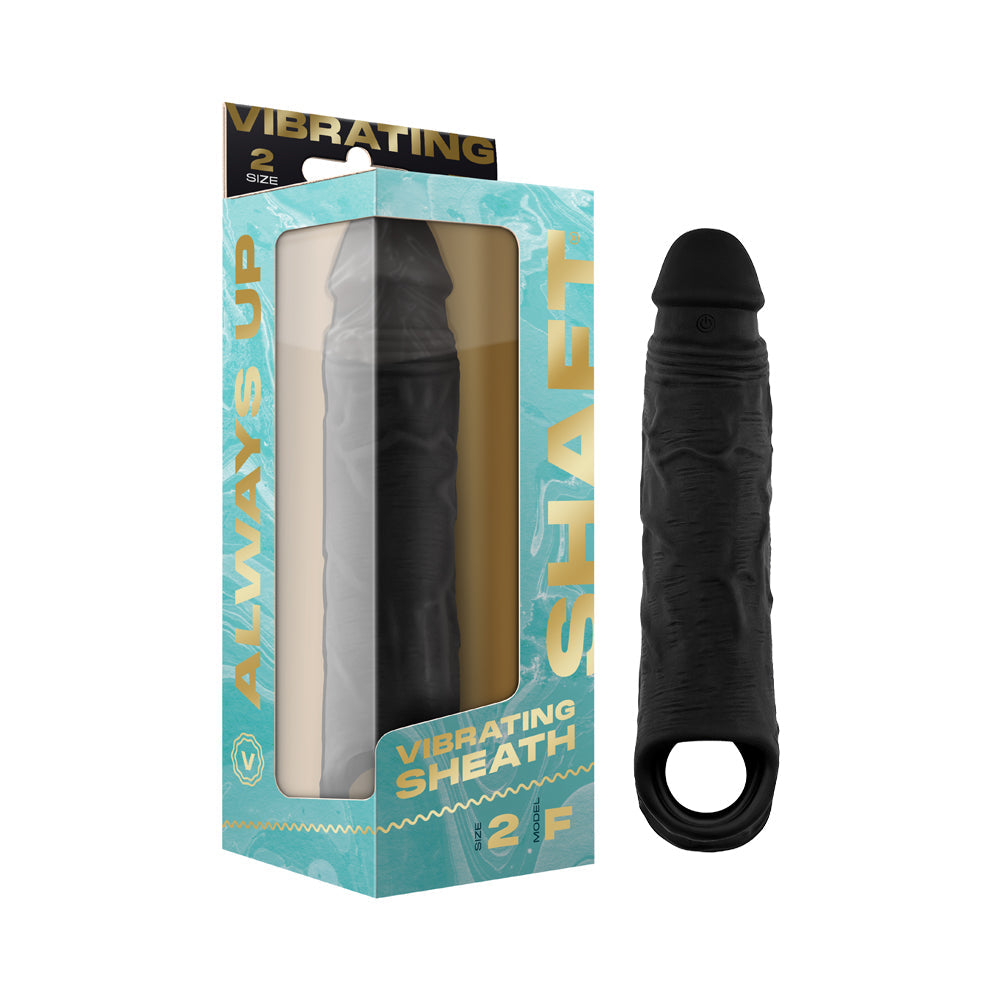 SHAFT - VIBRATING MODEL F: SHEATH SIZE 2 BLACK