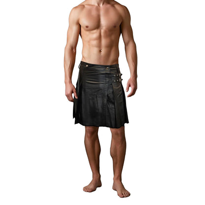 PROWLER RED LEATHER KILT SIZE 30-32
