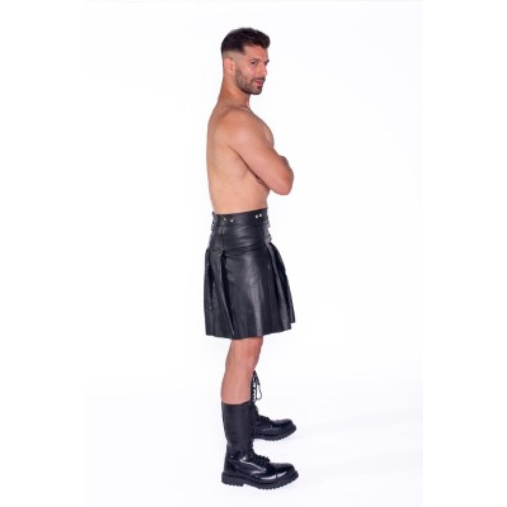 PROWLER RED LEATHER KILT SIZE 32-34