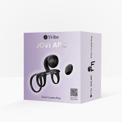 SNAIL JOVI ARC COUPLES RING NOIR HAZE