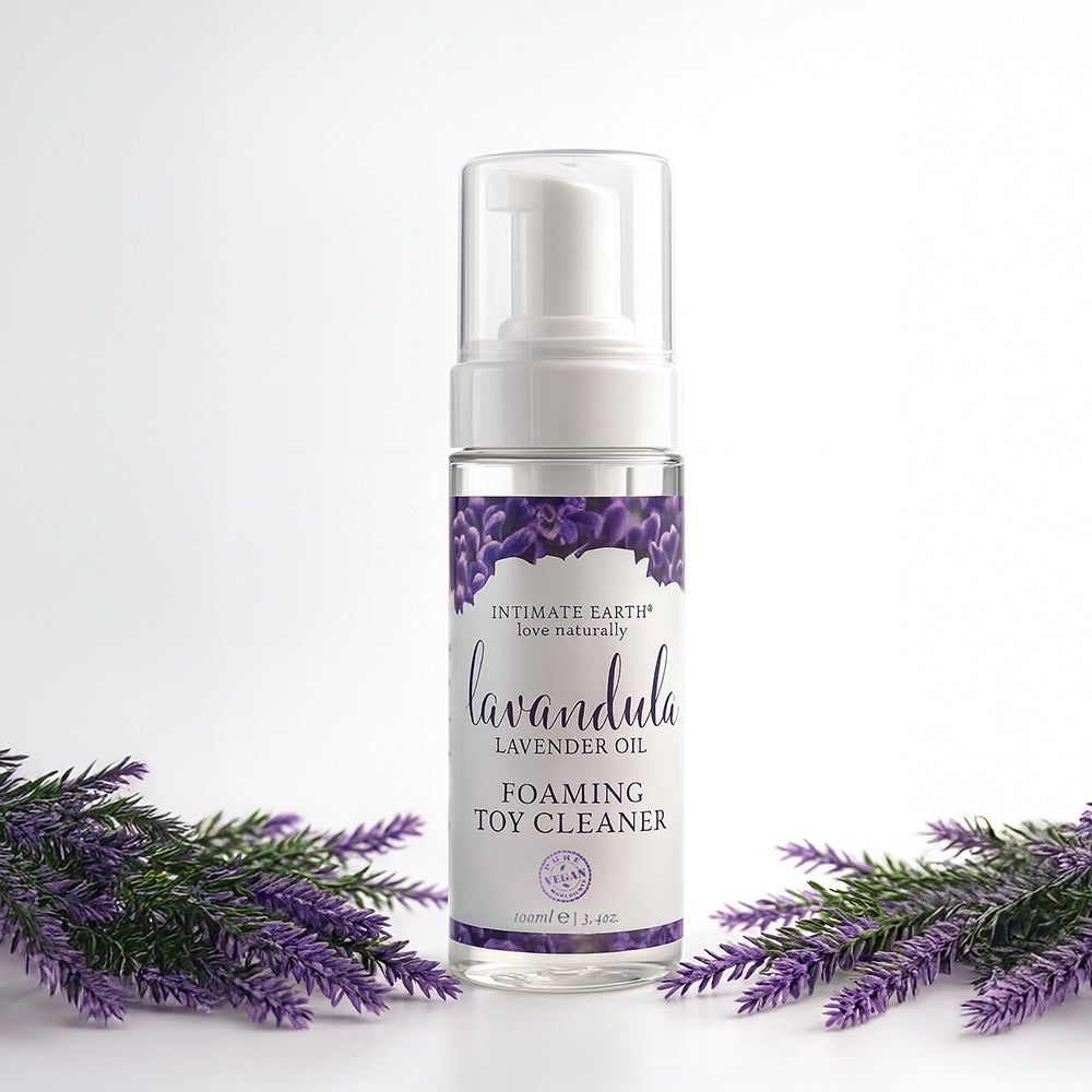 INTIMATE EARTH - LAVANDULA FOAMING TOY CLEANER 3.4 OZ.