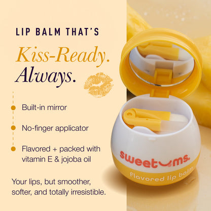 SWEETUMS - FLAVORED LIP BALM PEACH