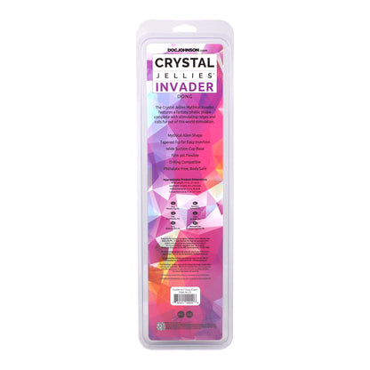 DOC JOHNSON - CRYSTAL JELLIES INVADER 8.5 IN. DILDO