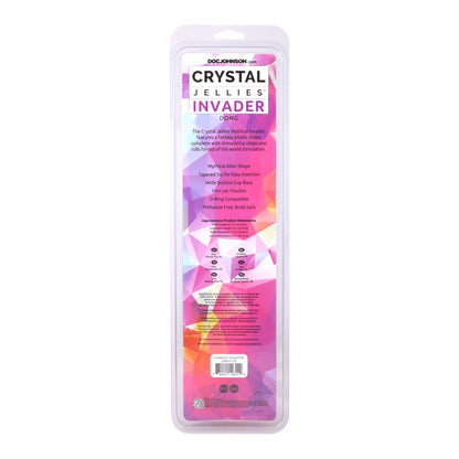 DOC JOHNSON - CRYSTAL JELLIES INVADER 8.5 IN. DILDO