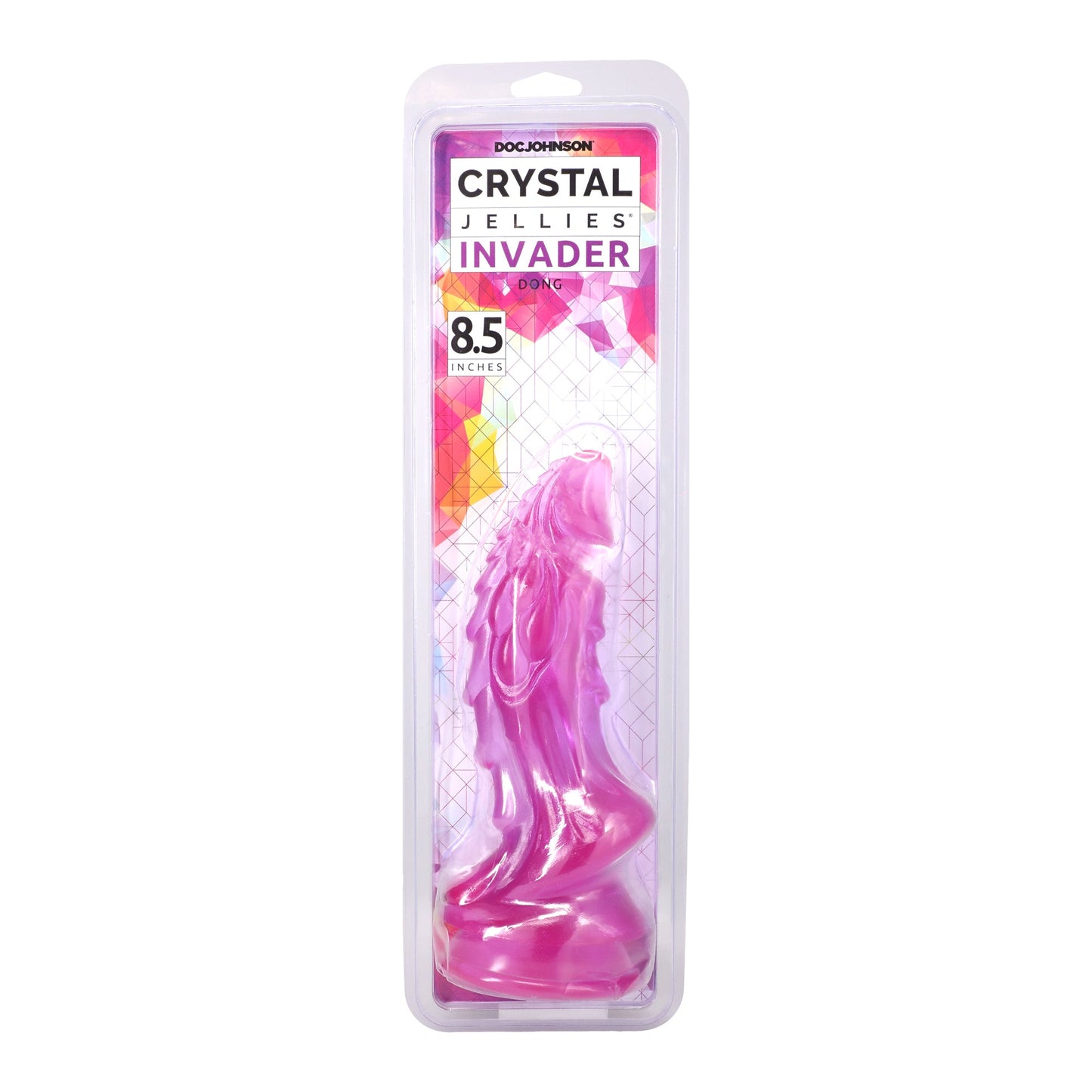 DOC JOHNSON - CRYSTAL JELLIES INVADER 8.5 IN. DILDO