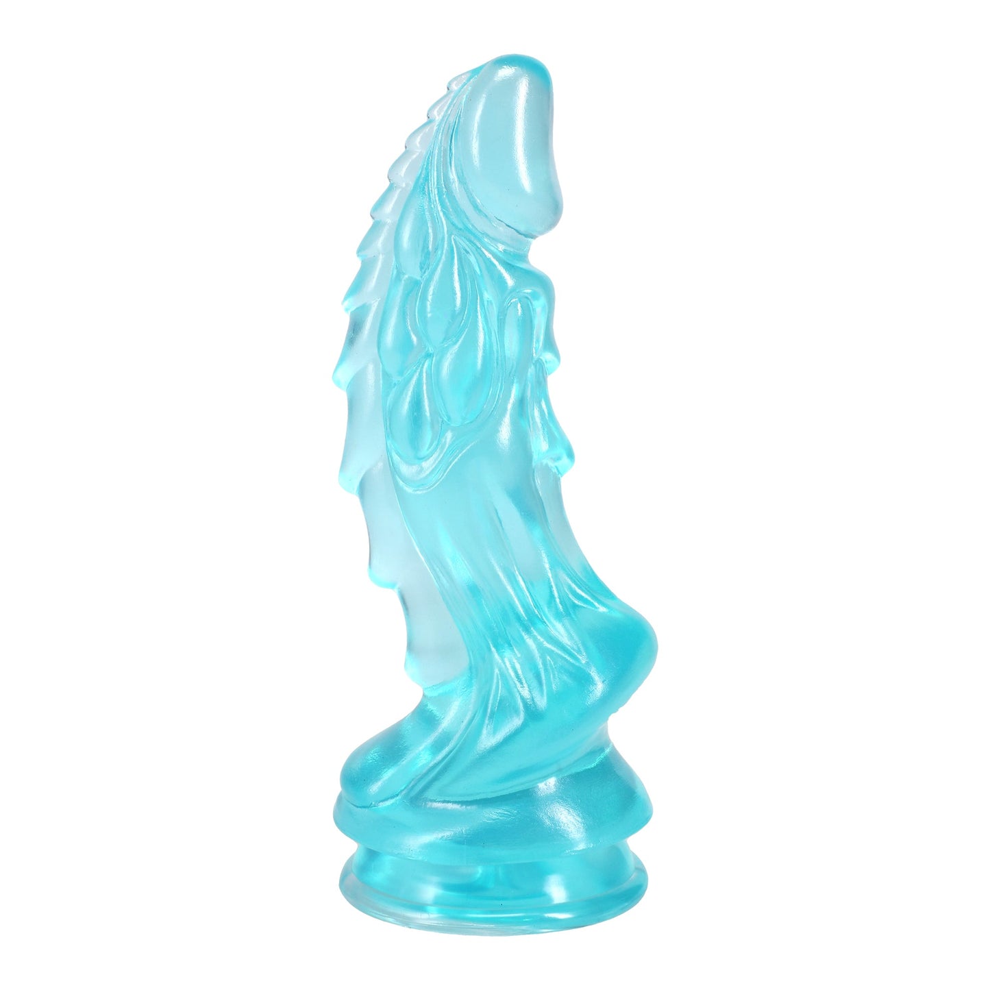 CRYSTAL JELLIES INVADER 8.5 IN. DILDO TEAL