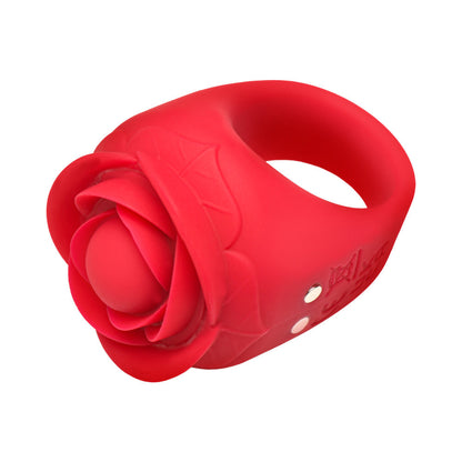 XR BRANDS - BLOOMGASM ROSE RING DISCREET FINGER VIBRATOR