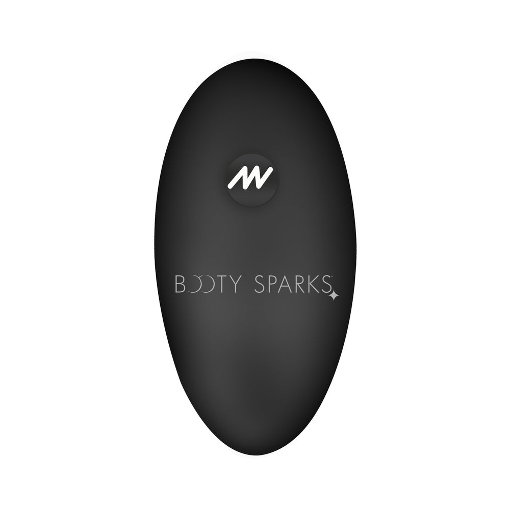 XR BRANDS - BOOTY SPARKS VIBRATING SILICONE OPTICAL FIBER BUTT PLUG