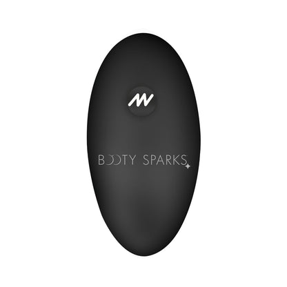 XR BRANDS - BOOTY SPARKS VIBRATING SILICONE OPTICAL FIBER BUTT PLUG