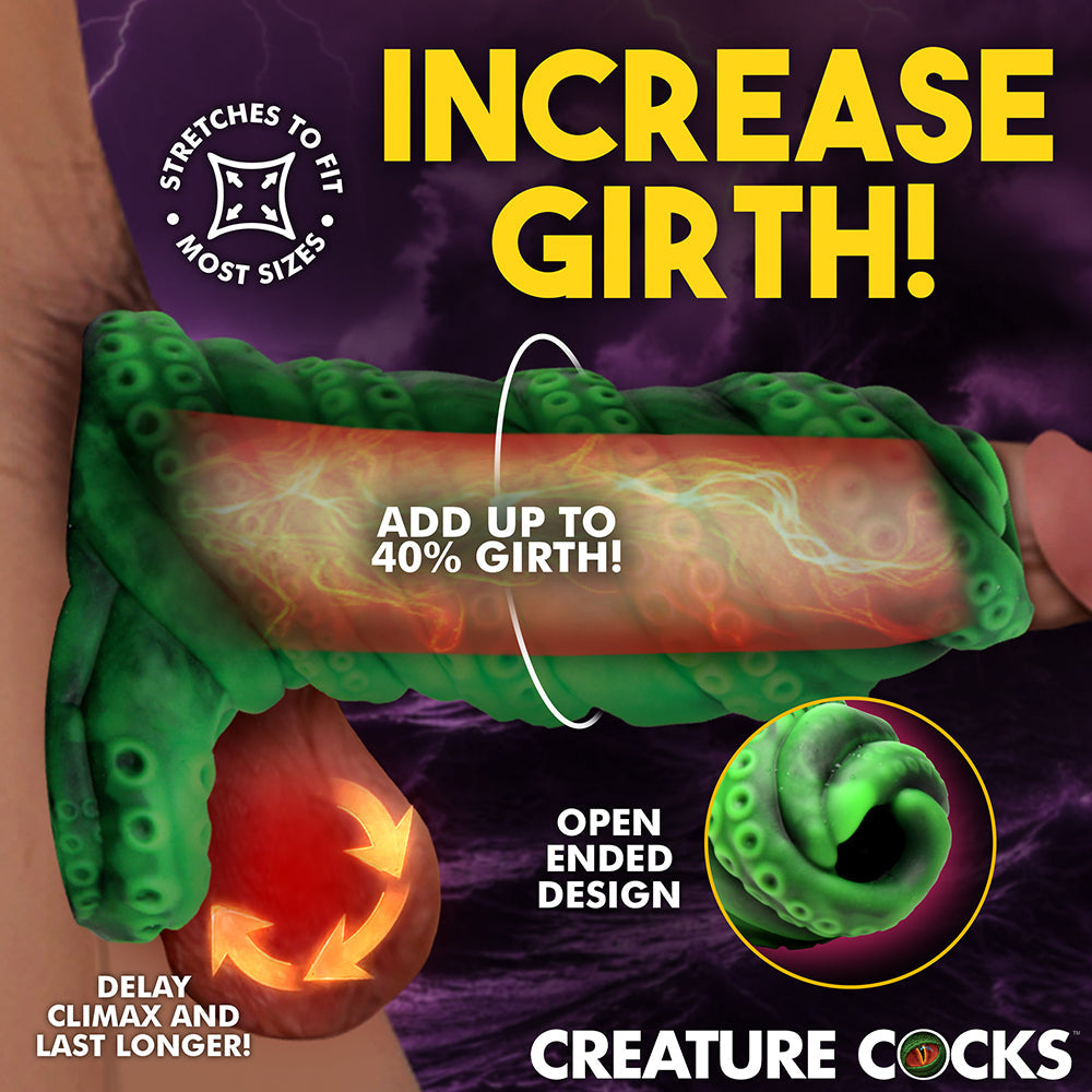 XR BRANDS - CREATURE COCKS TENTA GIRTH SILICONE PENIS ENHANCER