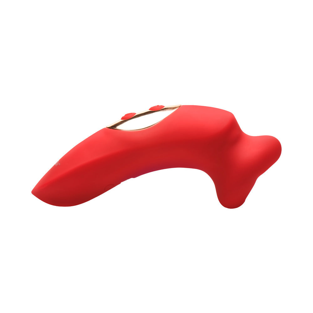XR BRANDS - LICKGASM PLUMP KISS SUCKING & VIBRATING CLITORAL STIMULATOR