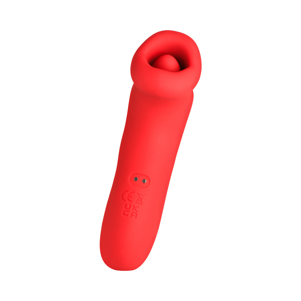 XR BRANDS - LICKGASM PLUMP KISS SUCKING & VIBRATING CLITORAL STIMULATOR