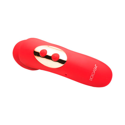XR BRANDS - LICKGASM PLUMP KISS SUCKING & VIBRATING CLITORAL STIMULATOR