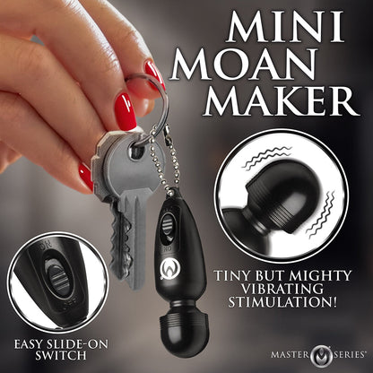 XR BRANDS - MASTER SERIES THUNDERSTICK MINI VIBRATING WAND KEYCHAIN