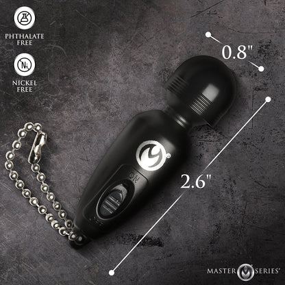 XR BRANDS - MASTER SERIES THUNDERSTICK MINI VIBRATING WAND KEYCHAIN