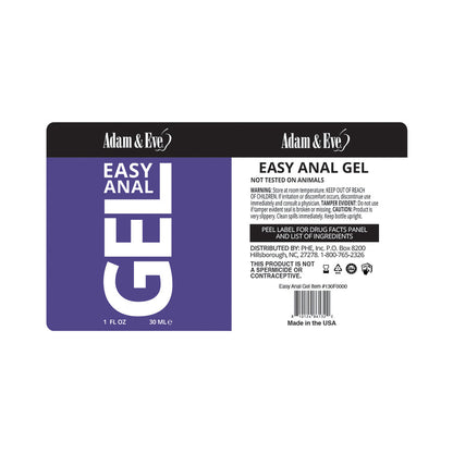 ADAM & EVE - EASY ANAL GEL
