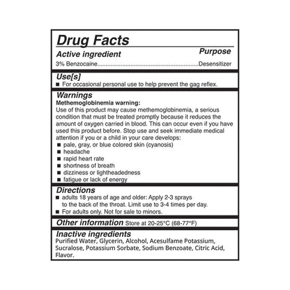 ADAM & EVE - DEEP THROAT DESENSITIZING SPRAY STRAWBERRY
