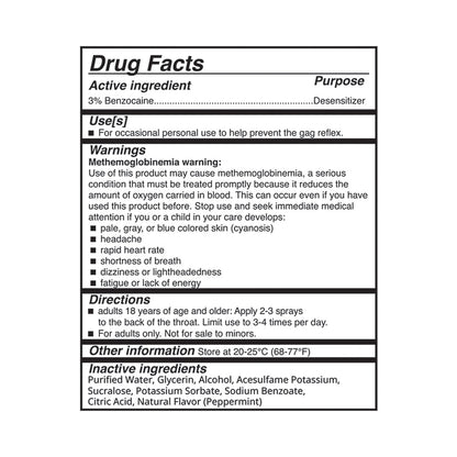 ADAM & EVE - DEEP THROAT DESENSITIZING SPRAY PEPPERMINT