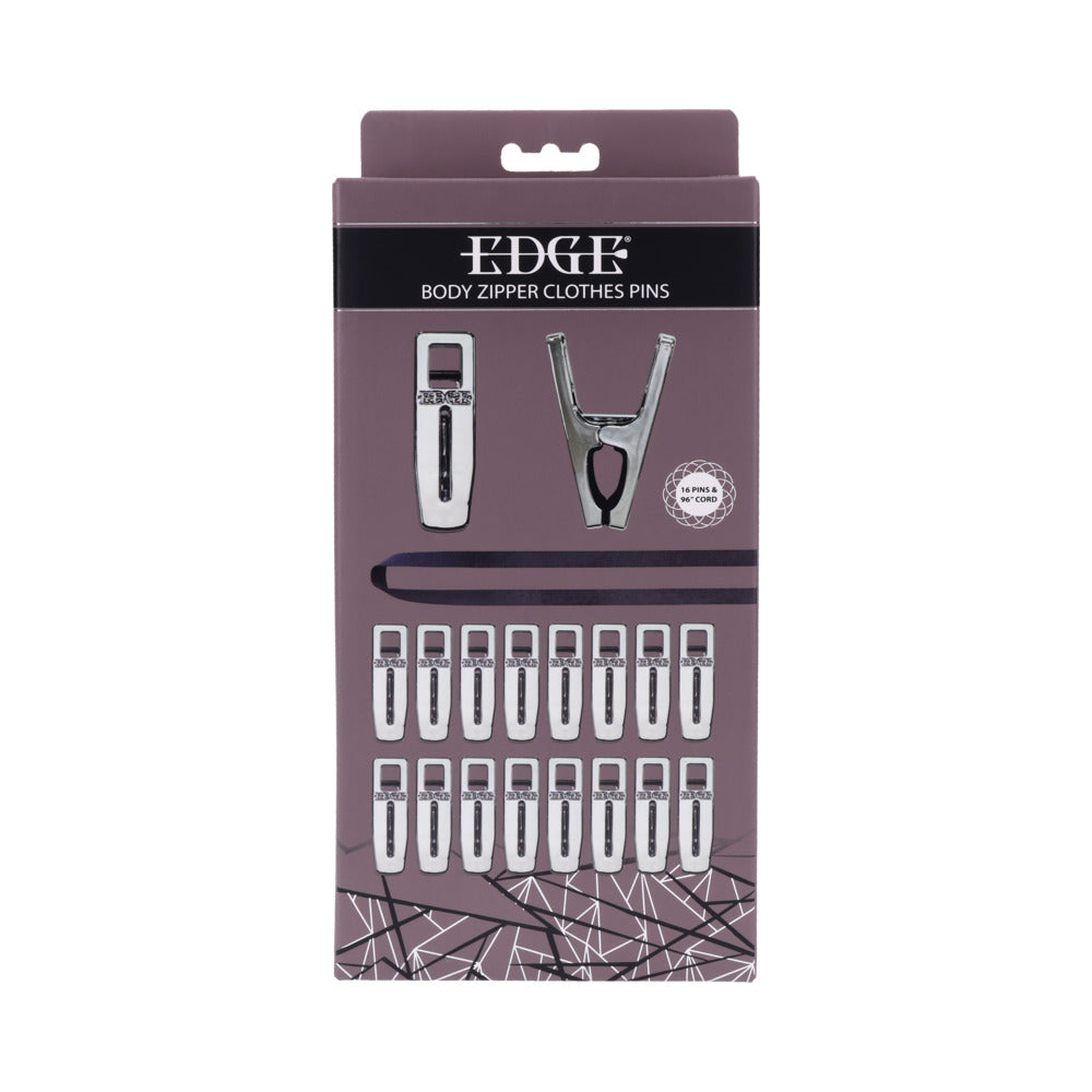 SPORTSHEETS - PINZAS PARA ROPA CON CIERRE EDGE BODY