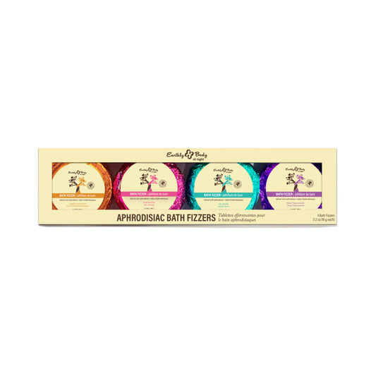 EARTHLY BODY - AT NIGHT BATH FIZZER APHRODISIAC COLLECTION SET